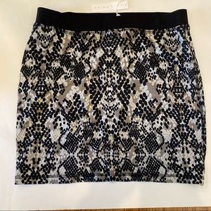Trina Turk Candra Abstract Snake Print Mini skirt